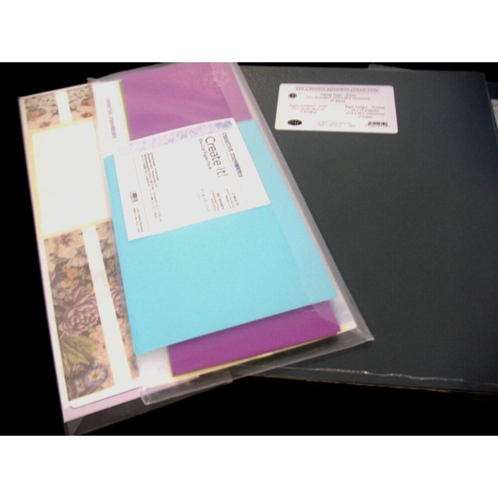 Lot of paper packs, Create it Pre-cut paper pack, Mini ABC Stickers Beige.